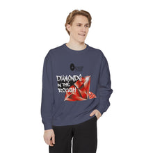 Load image into Gallery viewer, Diamonds In The Rough Unisex Garment-Dyed Sweatshirt
